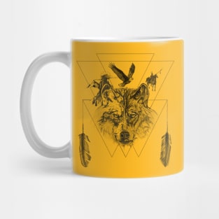 THE SPIRIT OF THE WOLF Mug